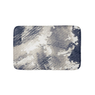 Abstract grunge background. Watercolor, ink Bath Mat