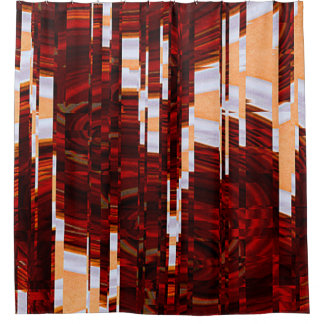 abstract grunge background with glitch effectabstr shower curtain