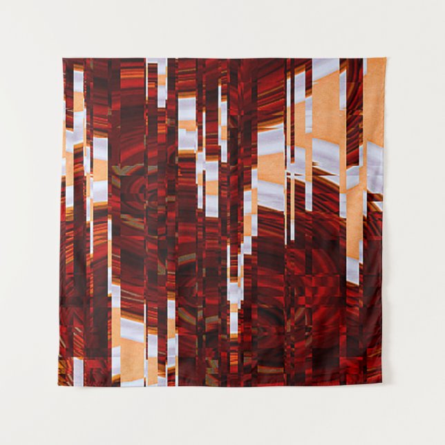abstract grunge background with glitch effectabstr tapestry (Front)