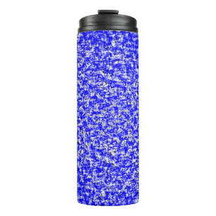 Abstract grunge blue dark stucco wall background. thermal tumbler