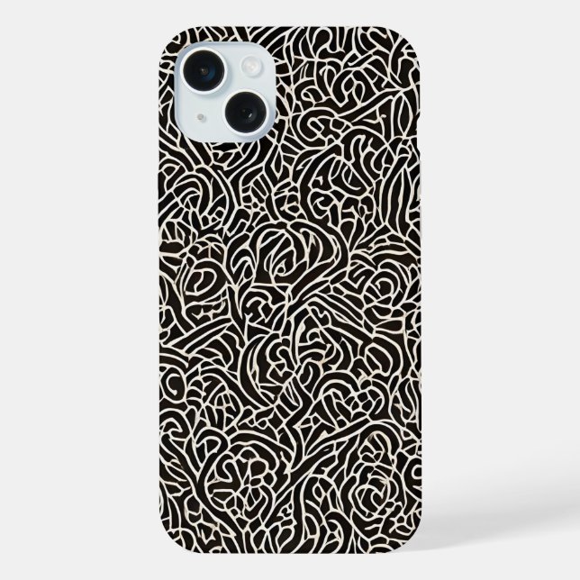 Abstract grunge metal texture iPhone case (Back)