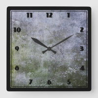 Abstract Grunge Moss Covered Concrete Wall Texture