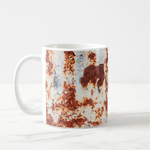 abstract grunge rust texture background coffee mug
