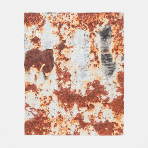 abstract grunge rust texture background fleece blanket