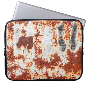 abstract grunge rust texture background laptop sleeve