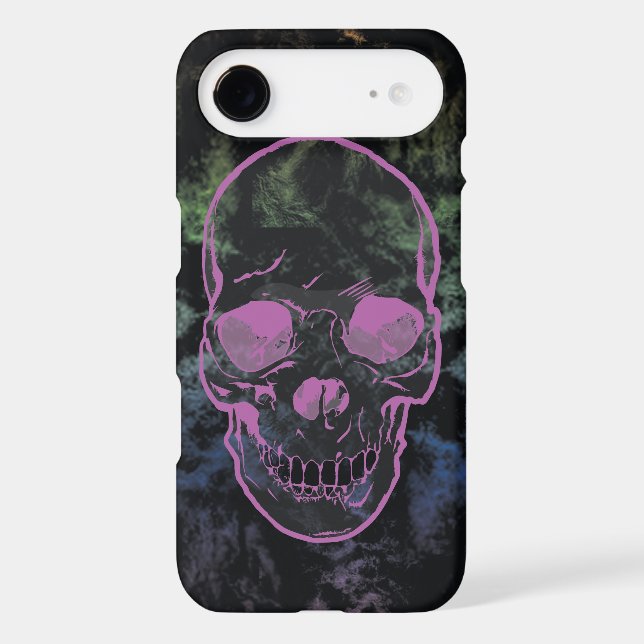 Abstract Grunge Skull Case-Mate iPhone Case (Back)