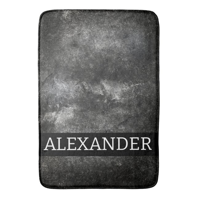 Abstract grunge texture bath mat (Front Vertical)