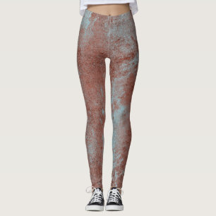 Abstract grunge texture leggings