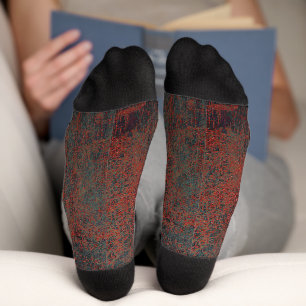 Abstract grunge texture socks
