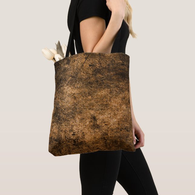 Abstract grunge texture tote bag (Close Up)