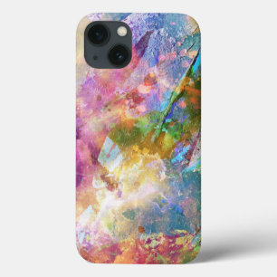 Abstract grunge texture with watercolor paint 3 iPhone 13 case