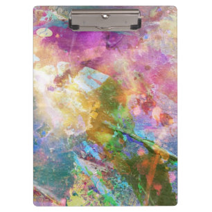 Abstract grunge texture with watercolor paint 3 clipboard