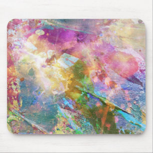 Abstract grunge texture with watercolor paint 3 mouse mat