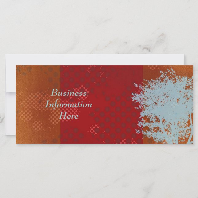 Abstract Grunge Tree 2012 Calendar Bookmark Rack (Front)