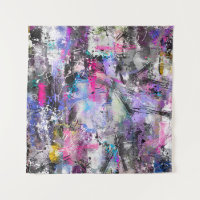 Abstract Grungy Colourful Paint