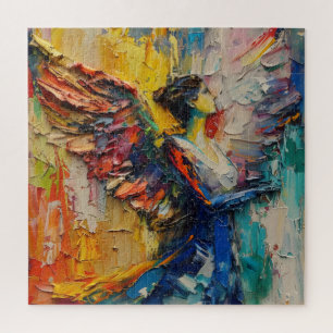 Abstract Guardian Angel Jigsaw Puzzle