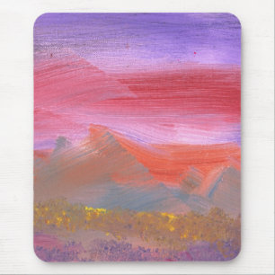 Abstract - Guash - Lovely meadows 1 of 2 Mouse Mat