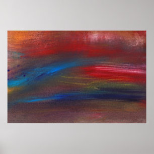 Abstract - Guash - Savana Poster