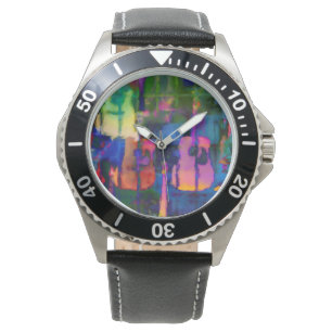 Abstract Guitar Design Watch