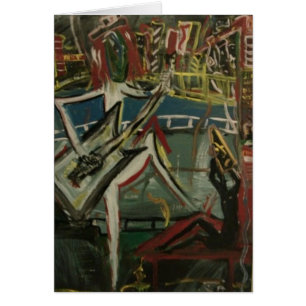 Abstract Guitarist