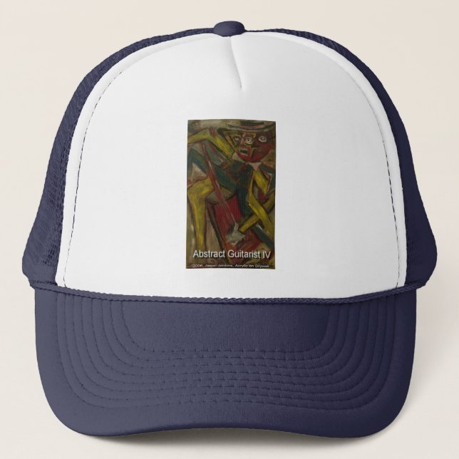 abstract guitarist 4 Hat (Front)