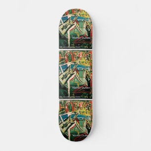 ABSTRACT GUITARIST I SKATEBOARD