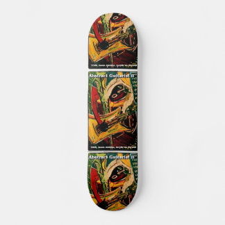 ABSTRACT GUITARIST II SKATEBOARD