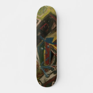Abstract Guitarist III Skateboard