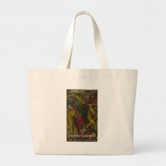 abstract guitarist IV Large Tote Bag