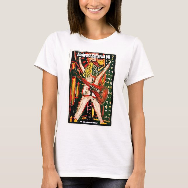 ABSTRACT GUITARIST VII T-Shirt (Front)