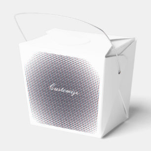 Abstract Half-tone Pulsating Circle Thunder_Cove Favour Box