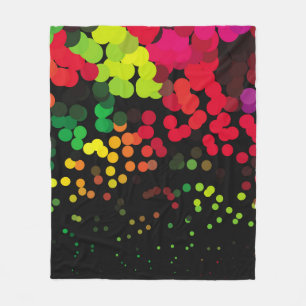 Abstract halftone background pattern. Geometric co Fleece Blanket