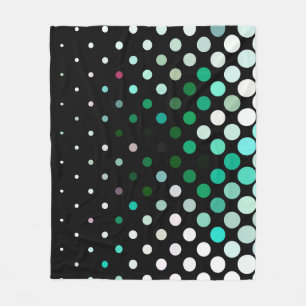 Abstract halftone background pattern. Geometric co Fleece Blanket
