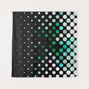 Abstract halftone background pattern. Geometric co Tapestry