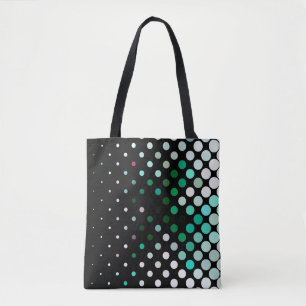 Abstract halftone background pattern. Geometric co Tote Bag