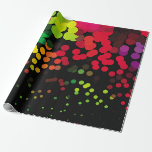 Abstract halftone background pattern. Geometric co Wrapping Paper