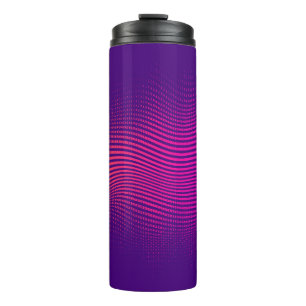 Abstract halftone gradient. vibrant background, wi thermal tumbler