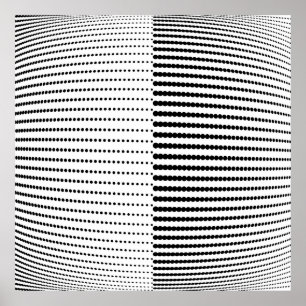 Abstract halftone pattern. Vintage halftone dots b Poster