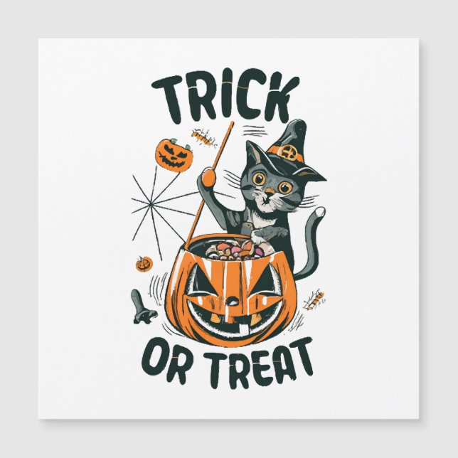 Abstract Halloween Cat (Front)