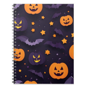 Abstract Halloween design Notebook