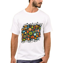 Abstract Halloween Trick or Treat