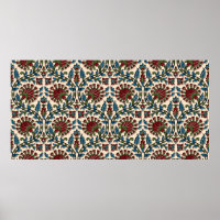 abstract hand block ajrakh print background design