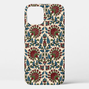 abstract hand block ajrakh print background design iPhone 12 case