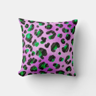 Abstract Hand Drawing Furry Brush Strokes Seamless Cushion