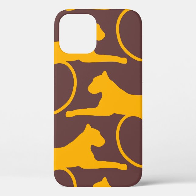 Abstract Hand Drawing Leopard Cheetah Panther Cat  Case-Mate iPhone Case (Back)