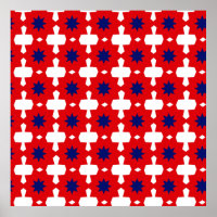 Abstract Hand Drawing Retro 70s Geometric Tile Cer
