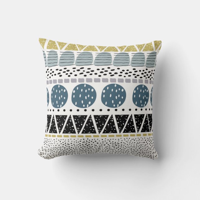 Abstract hand drawn, creative vintage texture. cushion (Front)