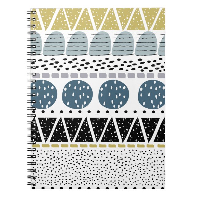 Abstract hand drawn, creative vintage texture. notebook (Front)