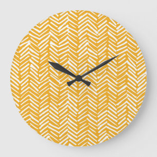 Abstract hand-drawn lines, hipster texture. large clock
