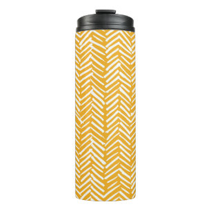 Abstract hand-drawn lines, hipster texture. thermal tumbler